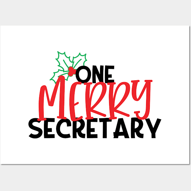 Merry Secretary Wall Art by OrnamentallyYou